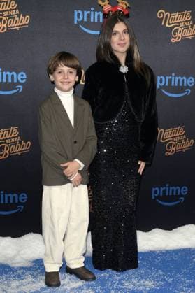 Mc Rome 18 11 2025 red carpet film ˜Christmas without Santa Claus™ photo Mario Cartelli Image in photo Paolo Calvano Rita Longordo