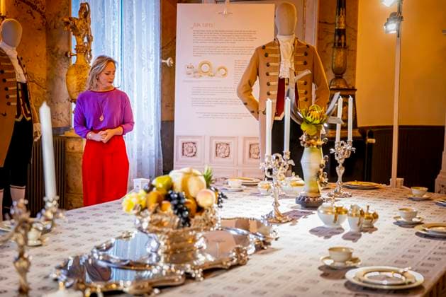 18-11-2025 Baarn Princess Margarita attended the opening of the exhibition Taste of Soestdijk (Smaak van Soestdijk ), A Journey Through the Royal Kitchen, about the Royal kitchen at palace Soestdijk in Baarn. Â  Copyright: xPPEx