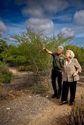 18-11-2025 Antillen Princess Beatrix, patron of the Dutch Caribbean Nature Alliance (DCNA), visited Washington Slagbaai National Park and the Jantje Beton playground and Tera Barra on the 1st day of the 2 day visit to Bonaire. Â  Copyright: xPPEx
