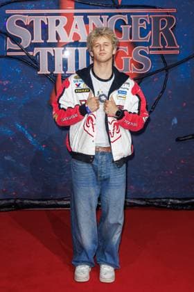 Fan Event - Stranger Things 5 - Theo Carow beim Netflix Stranger Things Staffel 5 Fan Event im Flughafen Tempelhof Hangar 7 am 18.11.2025 in Berlin. Copyright: xEventpressxKochanx