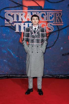 Fan Event - Stranger Things 5 - Finn Wolfhard beim Netflix Stranger Things Staffel 5 Fan Event im Flughafen Tempelhof Hangar 7 am 18.11.2025 in Berlin. Copyright: xEventpressxKochanx