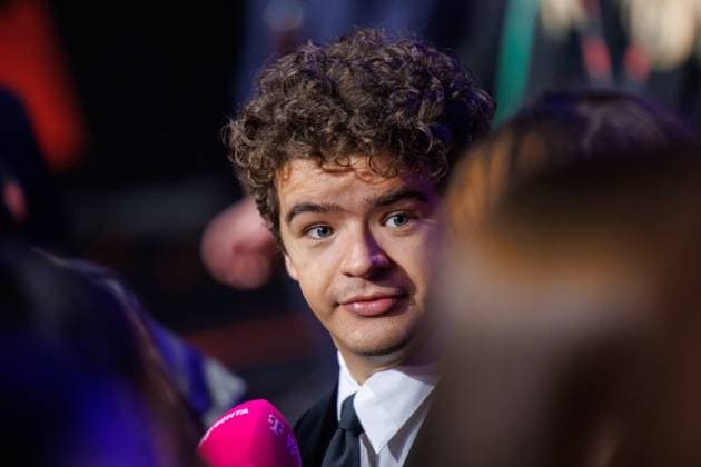 Fan Event - Stranger Things 5 - Gaten Matarazzo beim Netflix Stranger Things Staffel 5 Fan Event im Flughafen Tempelhof Hangar 7 am 18.11.2025 in Berlin. Copyright: xEventpressxKochanx