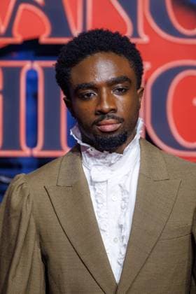 Fan Event - Stranger Things 5 - Caleb McLaughlin beim Netflix Stranger Things Staffel 5 Fan Event im Flughafen Tempelhof Hangar 7 am 18.11.2025 in Berlin. Copyright: xEventpressxKochanx