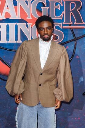 Fan Event - Stranger Things 5 - Caleb McLaughlin beim Netflix Stranger Things Staffel 5 Fan Event im Flughafen Tempelhof Hangar 7 am 18.11.2025 in Berlin. Copyright: xEventpressxKochanx