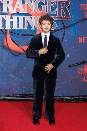 Fan Event - Stranger Things 5 - Gaten Matarazzo beim Netflix Stranger Things Staffel 5 Fan Event im Flughafen Tempelhof Hangar 7 am 18.11.2025 in Berlin. Copyright: xEventpressxKochanx