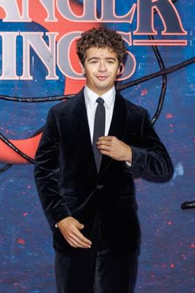 Fan Event - Stranger Things 5 - Gaten Matarazzo beim Netflix Stranger Things Staffel 5 Fan Event im Flughafen Tempelhof Hangar 7 am 18.11.2025 in Berlin. Copyright: xEventpressxKochanx