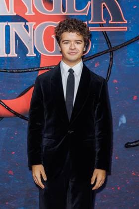 Fan Event - Stranger Things 5 - Gaten Matarazzo beim Netflix Stranger Things Staffel 5 Fan Event im Flughafen Tempelhof Hangar 7 am 18.11.2025 in Berlin. Copyright: xEventpressxKochanx
