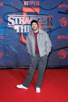 Fan Event - Stranger Things 5 - Dominik Porschen beim Netflix Stranger Things Staffel 5 Fan Event im Flughafen Tempelhof Hangar 7 am 18.11.2025 in Berlin. Copyright: xEventpressxKochanx