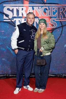 Fan Event - Stranger Things 5 - Dennis Schmidt-Foss und Dalia Mya Schmidt-Foss beim Netflix Stranger Things Staffel 5 Fan Event im Flughafen Tempelhof Hangar 7 am 18.11.2025 in Berlin. Copyright: xEventpressxKochanx