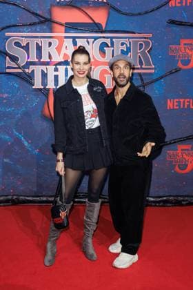 Fan Event - Stranger Things 5 - Rebecca Kunikowski und Daniele Rizzo beim Netflix Stranger Things Staffel 5 Fan Event im Flughafen Tempelhof Hangar 7 am 18.11.2025 in Berlin. Copyright: xEventpressxKochanx
