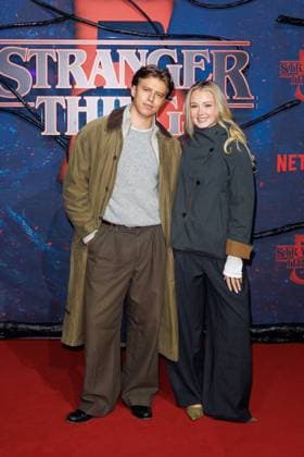 Fan Event - Stranger Things 5 - Levin Hotho und Lili Hamann beim Netflix Stranger Things Staffel 5 Fan Event im Flughafen Tempelhof Hangar 7 am 18.11.2025 in Berlin. Copyright: xEventpressxKochanx