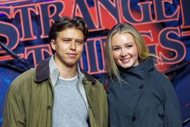Fan Event - Stranger Things 5 - Levin Hotho und Lili Hamann beim Netflix Stranger Things Staffel 5 Fan Event im Flughafen Tempelhof Hangar 7 am 18.11.2025 in Berlin. Copyright: xEventpressxKochanx