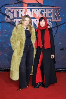 Fan Event - Stranger Things 5 - Johanna von Holst und Anyyuschka beim Netflix Stranger Things Staffel 5 Fan Event im Flughafen Tempelhof Hangar 7 am 18.11.2025 in Berlin. Copyright: xEventpressxKochanx