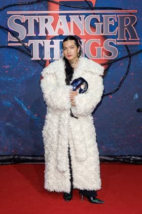 Fan Event - Stranger Things 5 - Die Huepsche beim Netflix Stranger Things Staffel 5 Fan Event im Flughafen Tempelhof Hangar 7 am 18.11.2025 in Berlin. Copyright: xEventpressxKochanx