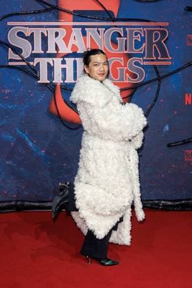 Fan Event - Stranger Things 5 - Die Huepsche beim Netflix Stranger Things Staffel 5 Fan Event im Flughafen Tempelhof Hangar 7 am 18.11.2025 in Berlin. Copyright: xEventpressxKochanx