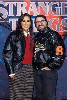 Fan Event - Stranger Things 5 - Senna Gammour und Xhem beim Netflix Stranger Things Staffel 5 Fan Event im Flughafen Tempelhof Hangar 7 am 18.11.2025 in Berlin. Copyright: xEventpressxKochanx