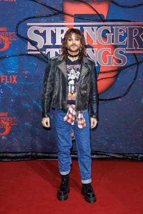 Fan Event - Stranger Things 5 - Riccardo Simonetti beim Netflix Stranger Things Staffel 5 Fan Event im Flughafen Tempelhof Hangar 7 am 18.11.2025 in Berlin. Copyright: xEventpressxKochanx