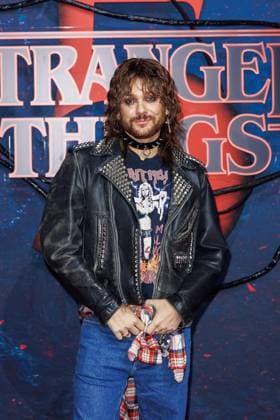 Fan Event - Stranger Things 5 - Riccardo Simonetti beim Netflix Stranger Things Staffel 5 Fan Event im Flughafen Tempelhof Hangar 7 am 18.11.2025 in Berlin. Copyright: xEventpressxKochanx