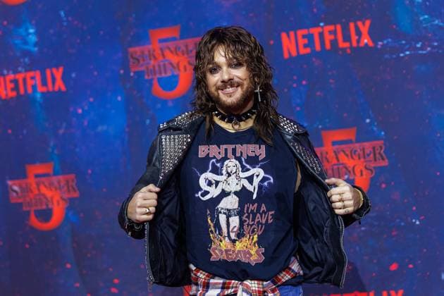 Fan Event - Stranger Things 5 - Riccardo Simonetti beim Netflix Stranger Things Staffel 5 Fan Event im Flughafen Tempelhof Hangar 7 am 18.11.2025 in Berlin. Copyright: xEventpressxKochanx