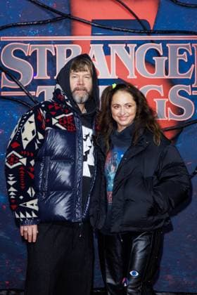 Fan Event - Stranger Things 5 - Rea Garvey und Josephine Garvey beim Netflix Stranger Things Staffel 5 Fan Event im Flughafen Tempelhof Hangar 7 am 18.11.2025 in Berlin. Copyright: xEventpressxKochanx