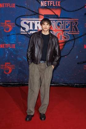 Fan Event - Stranger Things 5 - Giuliano Poplawski beim Netflix Stranger Things Staffel 5 Fan Event im Flughafen Tempelhof Hangar 7 am 18.11.2025 in Berlin. Copyright: xEventpressxKochanx