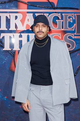 Fan Event - Stranger Things 5 - Leonidas Emre Pakkan beim Netflix Stranger Things Staffel 5 Fan Event im Flughafen Tempelhof Hangar 7 am 18.11.2025 in Berlin. Copyright: xEventpressxKochanx