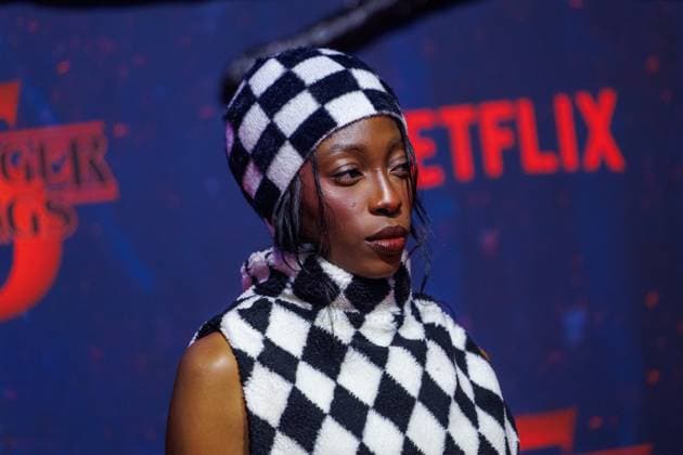 Fan Event - Stranger Things 5 - Toni Dreher-Adenuga beim Netflix Stranger Things Staffel 5 Fan Event im Flughafen Tempelhof Hangar 7 am 18.11.2025 in Berlin. Copyright: xEventpressxKochanx
