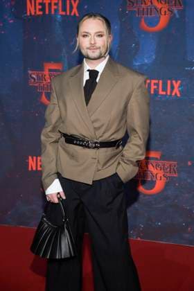 abb Jack Strify zu Gast auf dem roten Teppich beim Grossen Fan-Event mit Screening am roten Teppich der Netflix Serie STRANGER THINGS 5 im Tempelhof Airport am 18.11.2025 in Berlin Berlin Deutschland