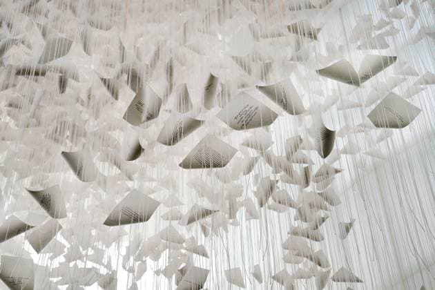 Milan, Preview of the installation Moment the Snow Melts by Chiharu Shiota at Mudec, Museum of Culture in Via Tortona  Copyright: xDuilioxPiaggesix xipa-agency.netx xDuilioxPiaggesix IPA_Agency_IPA68125023