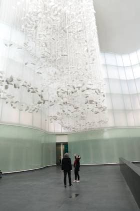 Milan, Preview of the installation Moment the Snow Melts by Chiharu Shiota at Mudec, Museum of Culture in Via Tortona  Copyright: xDuilioxPiaggesix xipa-agency.netx xDuilioxPiaggesix IPA_Agency_IPA68125102