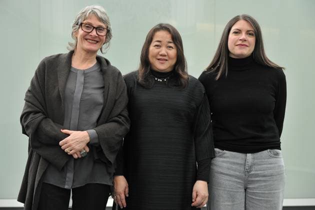 foto Mario Romano IPP Milano 19 11 2025 Presentazione dell’ Installazione: -The Moment the Snow Melts- dell’ artista Chiharu Shiota nella foto l’ artista Chiharu Shiota Italy Photo Press - World Copyright Installazione: -The Moment the S
