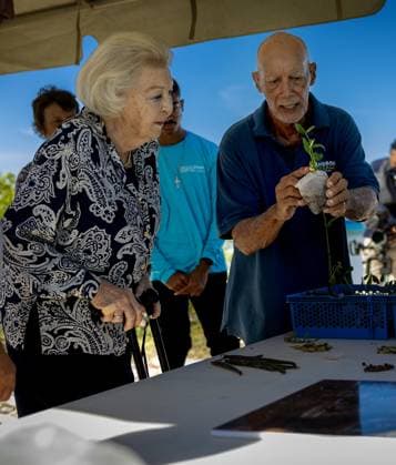 Bonaire, The Netherlands, 2025-11-19 14:32:20 BONAIRE, November 19, 2025. Princess Beatrix visits Bonaire. The visit focuses on the work of the Dutch Caribbean Nature Alliance (DCNA) and social initiatives on the islands. The Princess is the patron of DCNA. PHOTO: NLBeeld Albert Nieboer Credit: NL Beeld Patrick van Emst  Copyright: xx x