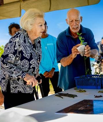 Princess Beatrix visit to the Caribbean island Bonaire. Kingdom of the Netherlands. 19 Nov 2025 Princess Beatrix during the second day of her visit to the Caribbean island of Bonaire. The Princess visited Mangrove Maniacs. Kralendijk Bonaire  Copyright: xDPPA ANx