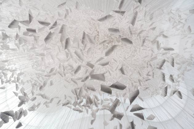 Chiharu Shiota s Art Installation Moment the Snow Melts at Mudec - Milan Preview of the installation Moment the Snow Melts by Chiharu Shiota at Mudec, Museum of Culture in Via Tortona in Milan, Italy on November 19, 2025. Photo by Duilio Piaggesi IPA ABACAPRESS.COM Milan Milan Italy  Copyright: xIPA ABACAx