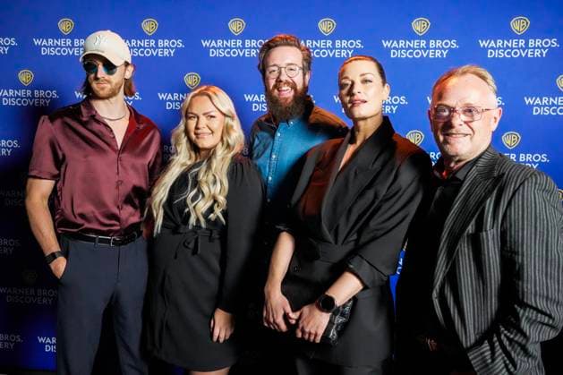 Presentasjon av kommende sesong pa TVNorge og Warner Bros Oslo 20251119. Andreas Haukeland, Lise Karlsnes og Per Sandberg under presentasjonen av programmene for kommende sesong pa TVNorge og Warner Bros. Discoverys kanaler og plattformer. Foto: Terje Bendiksby NTB Oslo Norge iCfr4u4zqI4 EDITORIAL USE ONLY Ref:_ENTiCfr4u4zqI4.jpg Copyright: xTerjexBendiksbyx xNTBx