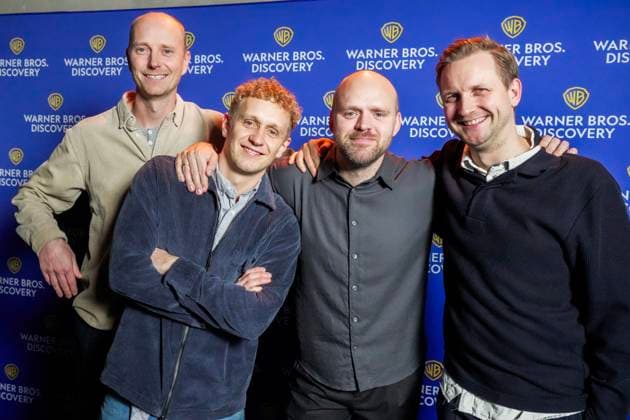 Presentasjon av kommende sesong pa TVNorge og Warner Bros Oslo 20251119. Erik Bjornstad, Johannes Fürst, Torjus Tveiten og Jorgen Evensen under presentasjonen av programmene for kommende sesong pa TVNorge og Warner Bros. Discoverys kanaler og plattformer. Foto: Terje Bendiksby NTB Oslo Norge tpQUXVyczq8 EDITORIAL USE ONLY Ref:_ENTtpQUXVyczq8.jpg Copyright: xTerjexBendiksbyx xNTBx
