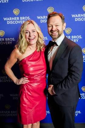 Presentasjon av kommende sesong pa TVNorge og Warner Bros Oslo 20251119. Solveig Kloppen og John Brungot under presentasjonen av programmene for kommende sesong pa TVNorge og Warner Bros. Discoverys kanaler og plattformer. Foto: Terje Bendiksby NTB Oslo Norge XA8g5_QYSTE EDITORIAL USE ONLY Ref:_ENTXA8g5_QYSTE.jpg Copyright: xTerjexBendiksbyx xNTBx