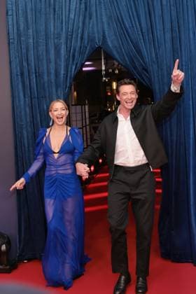 19.11.2025, Kate Hudson und Hugh Jackman zur Premiere von Song Sung Blue, Zoo Palast, Berlin, Berlin