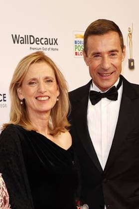 Karin Prien und Kai Pflaume bei der Verleihung Goldene Bild der Frau am 19.11.2025 im Stage Theater in Hamburg Goldene Bild der Frau Verleihung 2025 in Hamburg