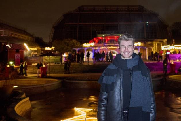 Linus Weber - Eroeffnung des Christmas Garden Berlin 2025 im Botanischen Garten Berlin am 19.11.2025. Christmas Garden Berlin 2025
