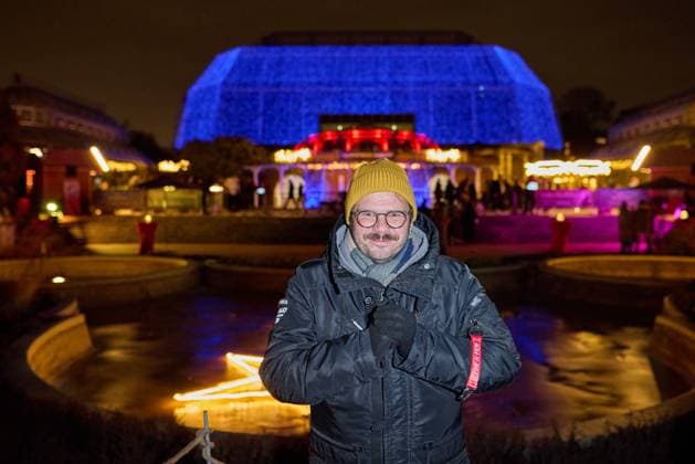 Thomas Drechsel - Eroeffnung des Christmas Garden Berlin 2025 im Botanischen Garten Berlin am 19.11.2025. Christmas Garden Berlin 2025