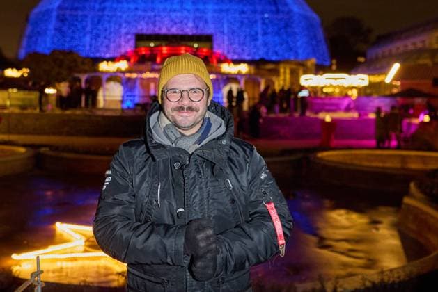 Thomas Drechsel - Eroeffnung des Christmas Garden Berlin 2025 im Botanischen Garten Berlin am 19.11.2025. Christmas Garden Berlin 2025