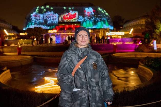 Eva Mona Rodekirchen - Eroeffnung des Christmas Garden Berlin 2025 im Botanischen Garten Berlin am 19.11.2025. Christmas Garden Berlin 2025