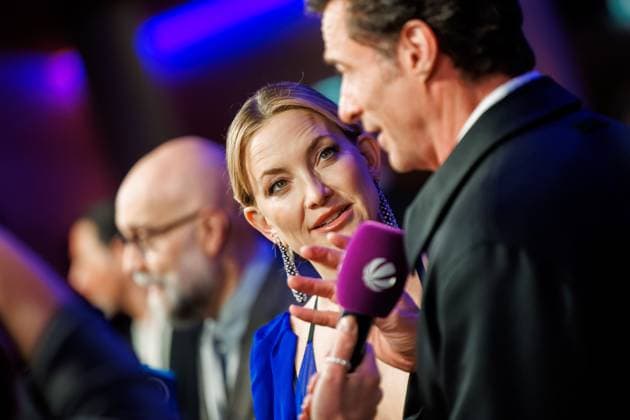 Premiere - Song Sung Blue - Kate Hudson und Hugh Jackman bei der Europapremiere zu dem Kinofilm Song Sung Blue im Zoo Palast am 19.11.2025 in Berlin. Copyright: xEventpressxKochanx