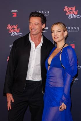 Premiere - Song Sung Blue - Hugh Jackman und Kate Hudson bei der Europapremiere zu dem Kinofilm Song Sung Blue im Zoo Palast am 19.11.2025 in Berlin. Copyright: xEventpressxKochanx