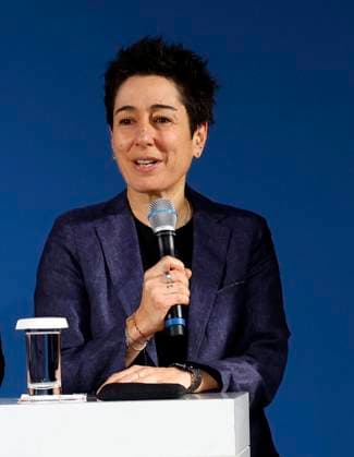 Dunja Hayali (Preisträgerin Talismann 2024). bei der Verleihung des TALISMAN 2025 der Deutschlandstiftung Integration im Allianz Forum in Berlin.