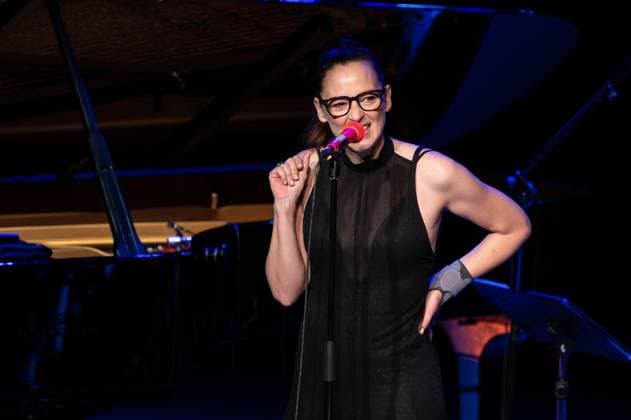 JAZZMADRID concert at the Fernanda Gómez Theatre in Madrid, Spain - 19 Nov 2025 Leonor Watling performs during the JAZZMADRID concert at the Fernanda Gómez Theatre in Madrid. Madrid Spain Copyright: xAtilanoxGarciax xSOPAxImagesx photo00991