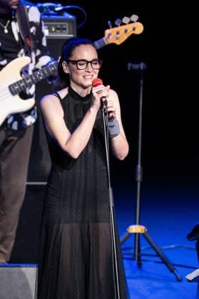 JAZZMADRID concert at the Fernanda Gómez Theatre in Madrid, Spain - 19 Nov 2025 Leonor Watling performs during the JAZZMADRID concert at the Fernanda Gómez Theatre in Madrid. Madrid Spain Copyright: xAtilanoxGarciax xSOPAxImagesx photo00978