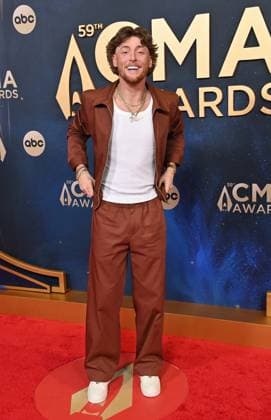 59th Annual CMA Awards - Arrivals Bailey Zimmerman arriving at the 59th Annual Country Music Association Awards held at the Bridgestone Arena on November 19, 2025 in Nashville, TN. Nashville Bridgestone Arena Tennessee USA Copyright: xOConnor-Arroyo AFF-USA.comx