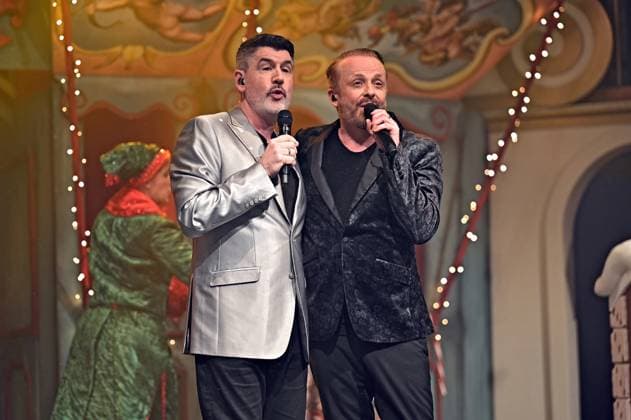 Crazy Christmas - Unsere liebsten Weihnachtslieder Paul Reeves und Ross Antony anläßlich der Liveshow Crazy Christmas - Unsere liebsten Weihnachtslieder am 19.11.2025 im Europapark Rust. 20251119MWI095374